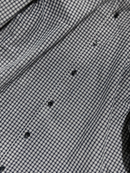 Balenciaga 17AW Check Swing Shirt Oversized Demna