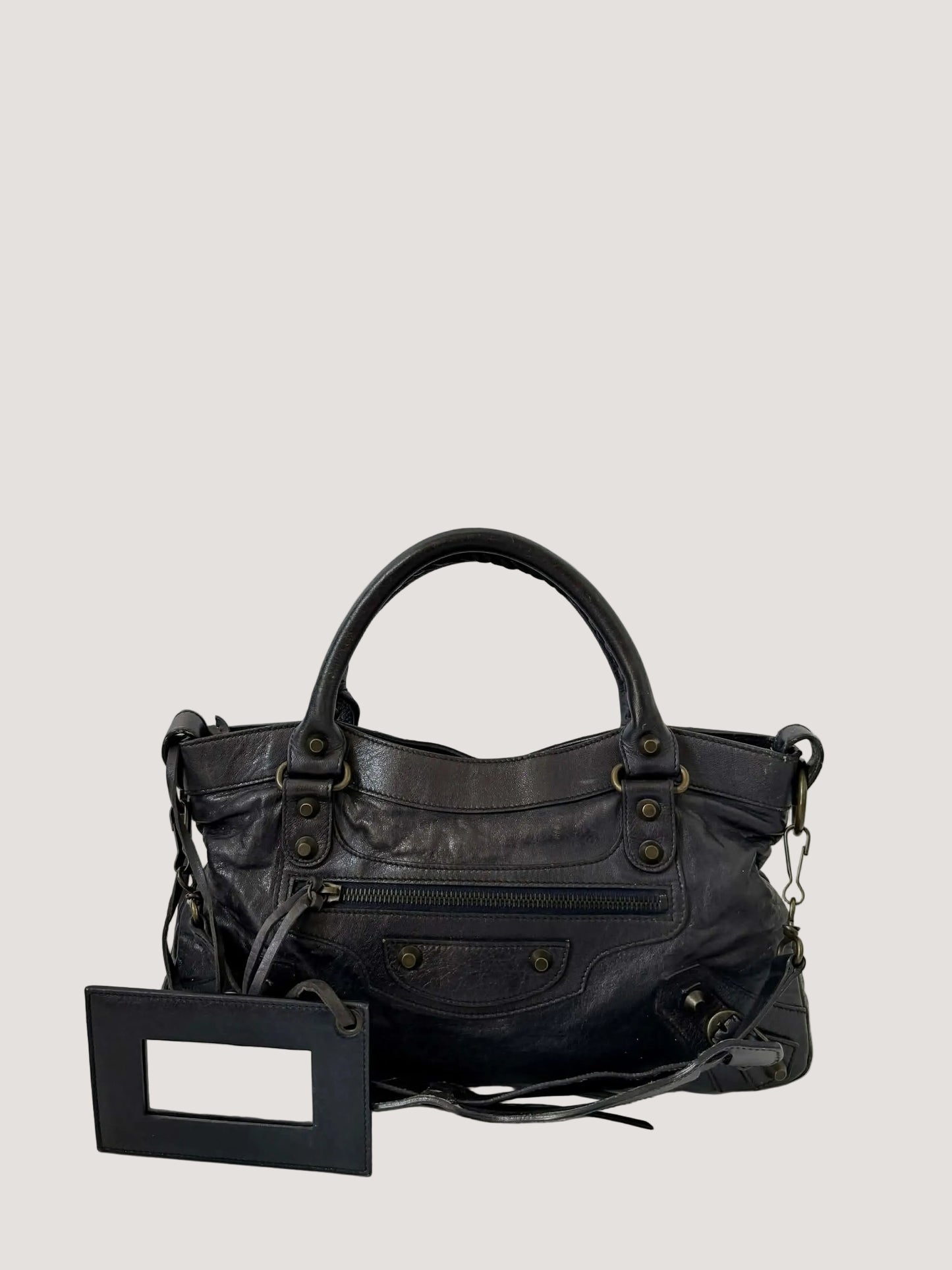 2000’s Balenciaga Navy Blue Classic First Bag