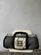 Vintage Chanel Sport Line Mesh Duffle Bag
