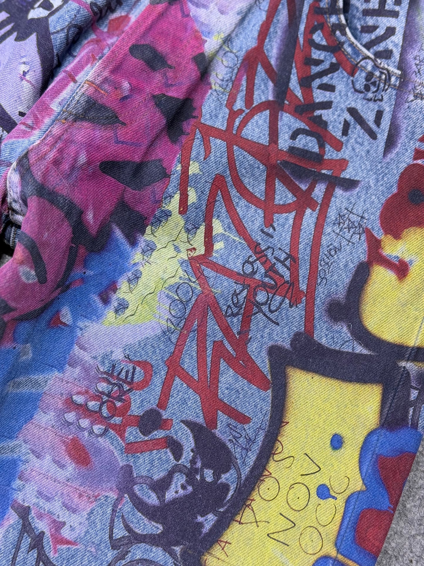 Vetements AW21 - Graffiti Art - Straight Cut Jeans