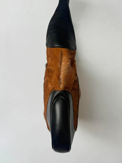 F/W 1999 Gucci by Tom Ford Brown Ponyhair Jackie Bag