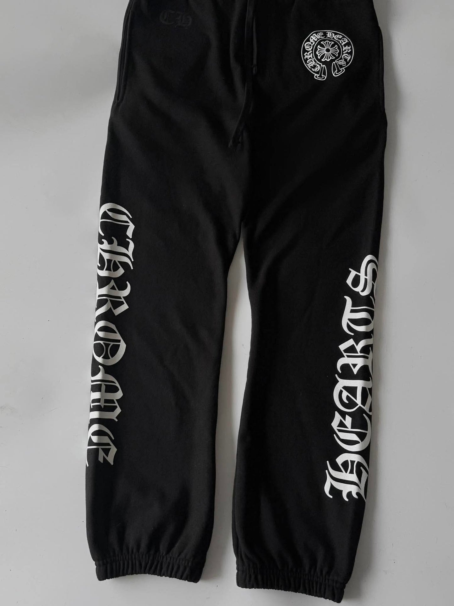 Chrome Hearts Horseshoe Logo Gothic Sweatpants