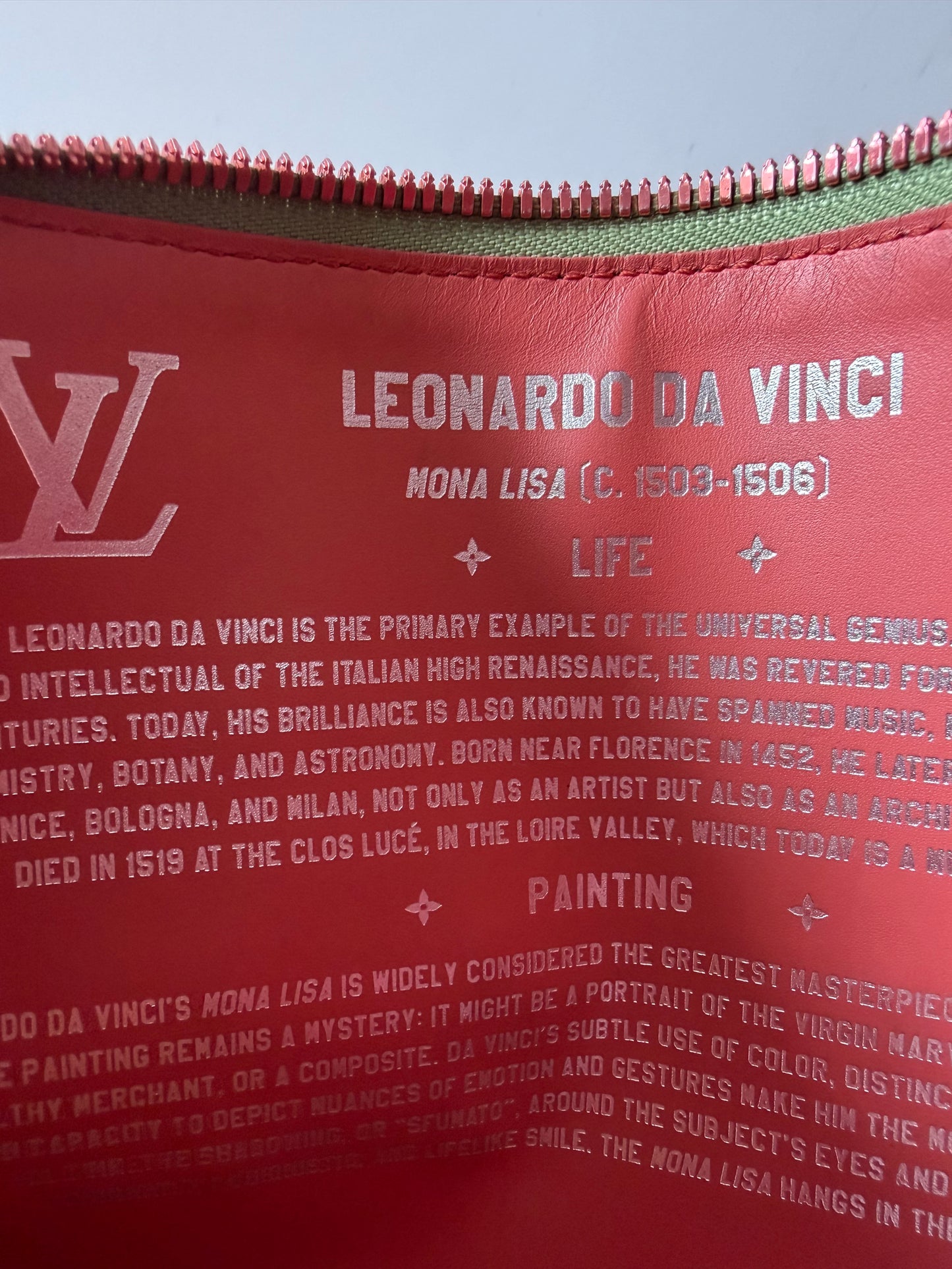 Louis Vuitton x Jeff Koons Master “Mona Lisa” Da Vinci Pochette