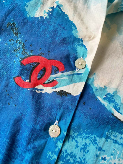 Chanel Surf SS 2002 Button-Up Short Sleeve Shirt