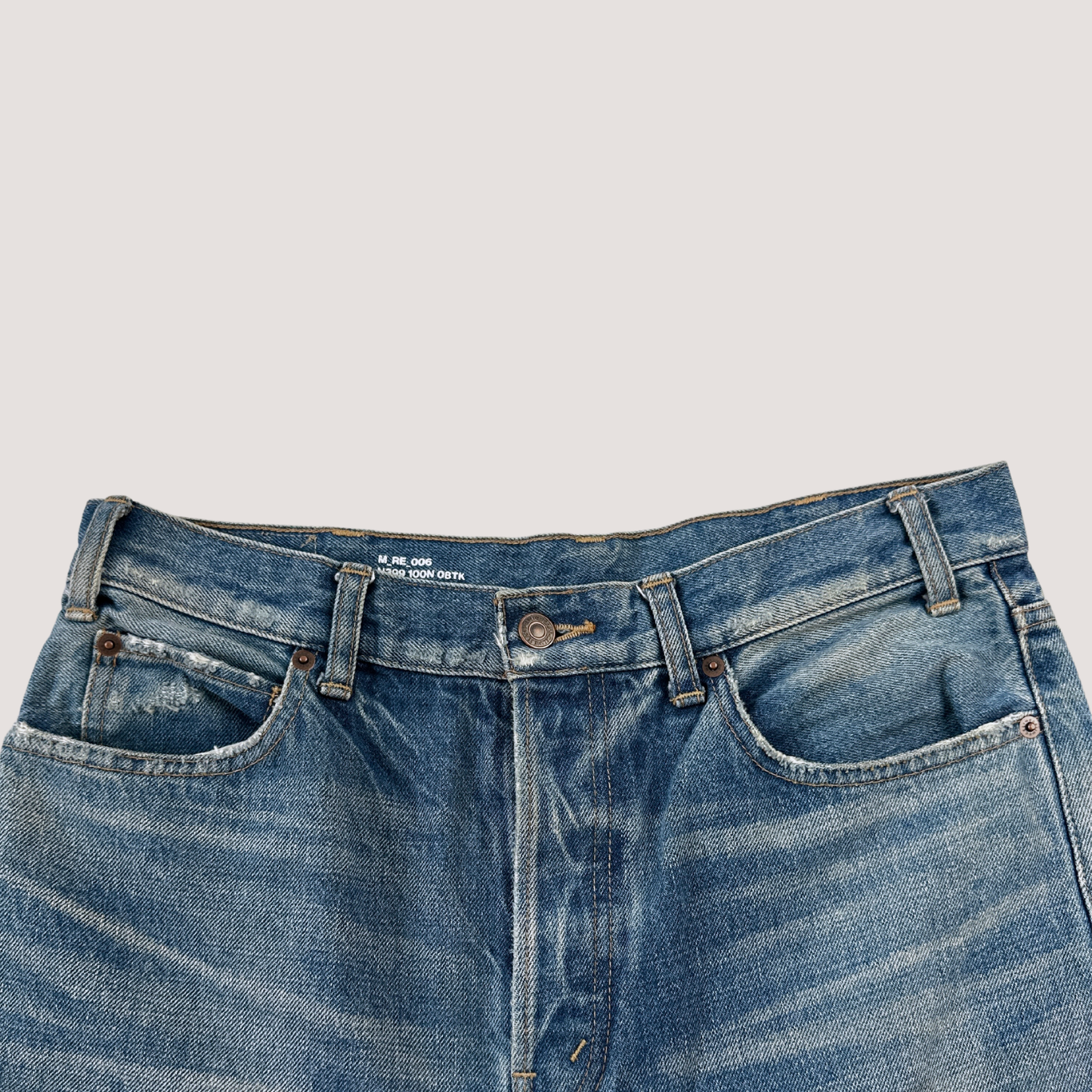 Celine Destroyed Tattered Pants