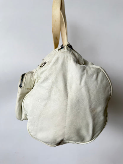 Dior Homme by Hedi Slimane AW06 White Deville Duffle Bag