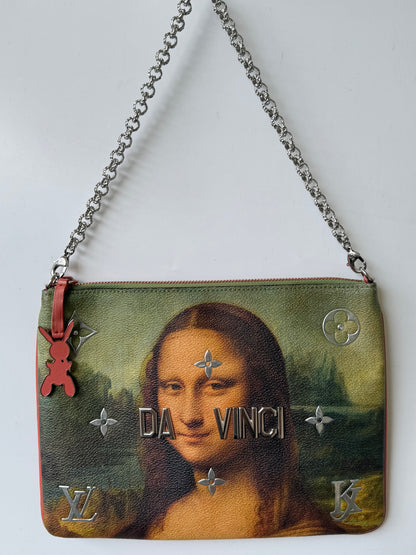 Louis Vuitton x Jeff Koons Master “Mona Lisa” Da Vinci Pochette