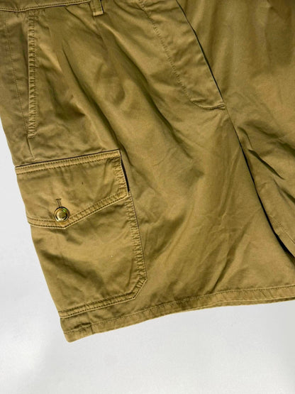 Miu Miu Olive Green Cargo Shorts