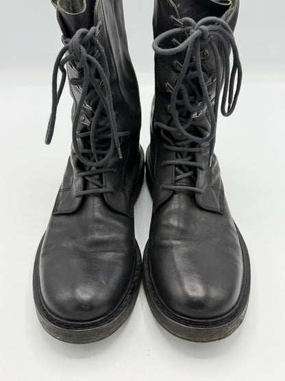 Ann Demeulemeester Bozo Nero Combat Boots