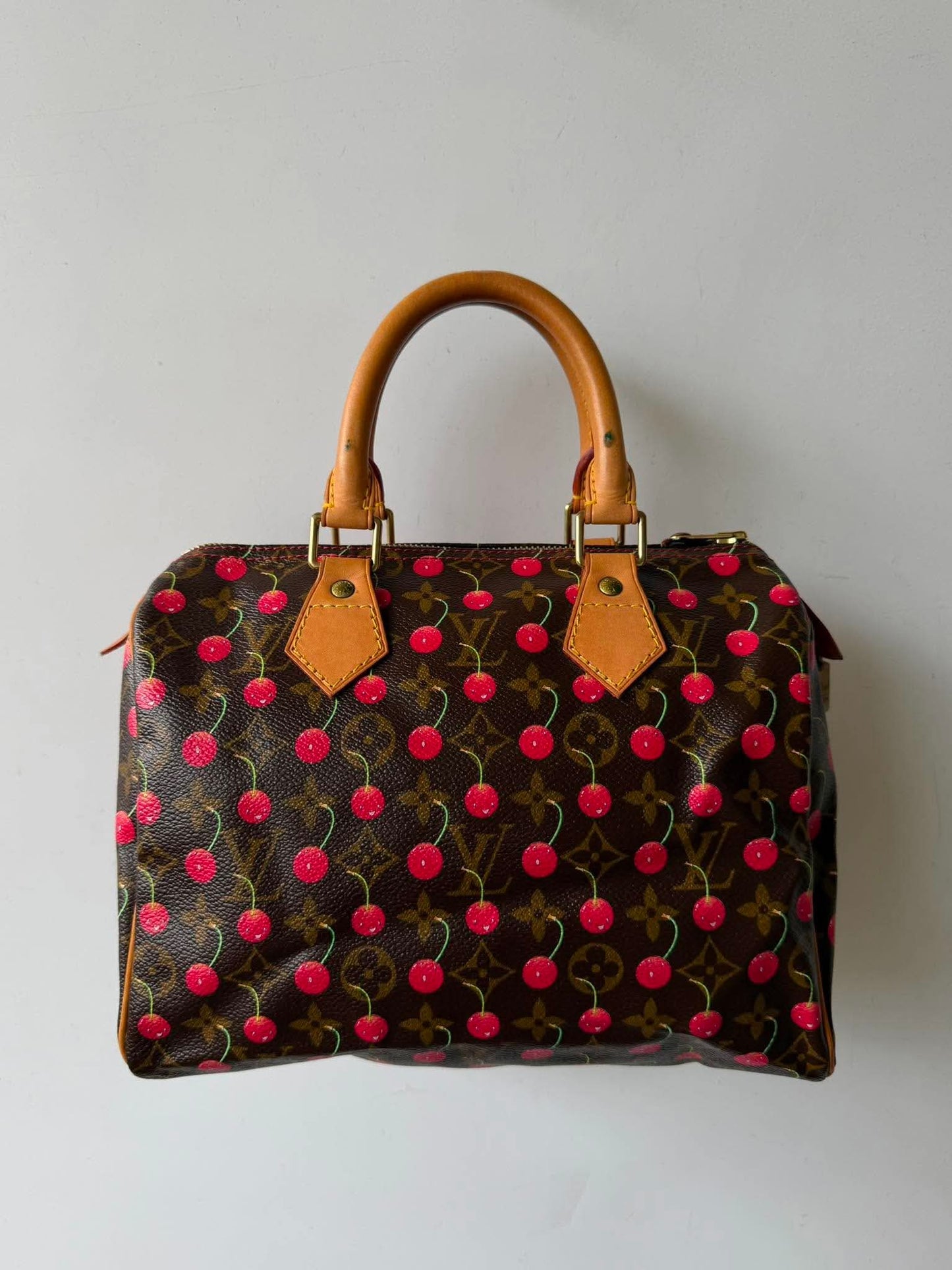 Louis Vuitton x Murakami Monogram Cerises Speedy 25 bag