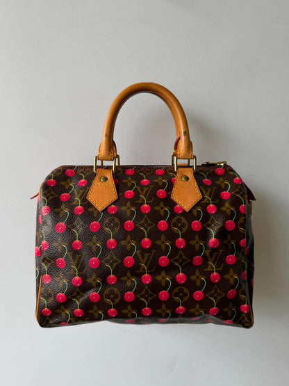 Louis Vuitton x Murakami Monogram Cerises Speedy 25 bag