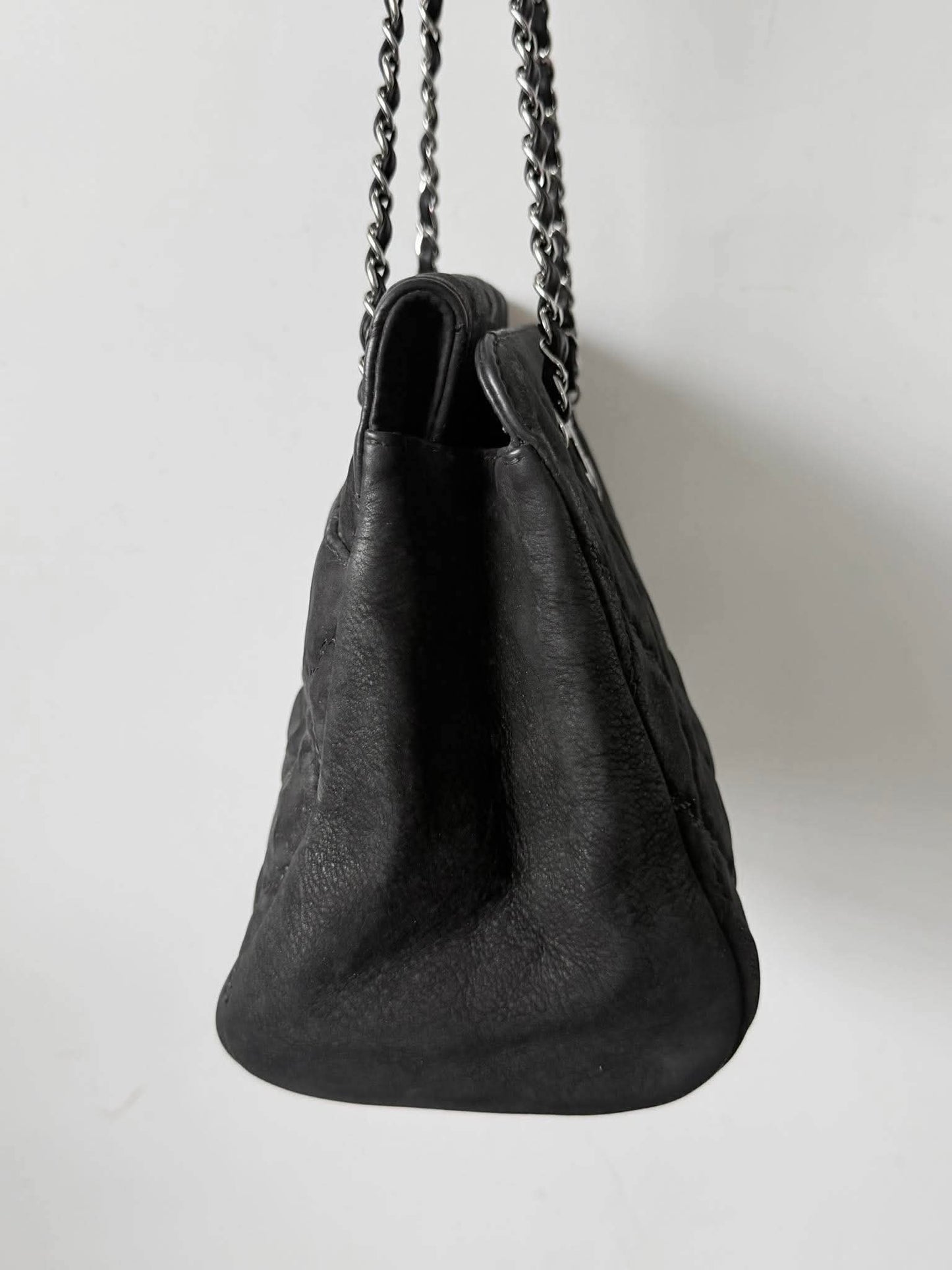 Chanel Black Diamond Stitch Shoulder Bag