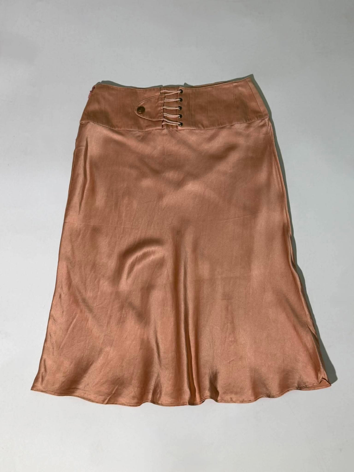 Vintage Christian Dior Boutique Dusty Pink Slip Skirt