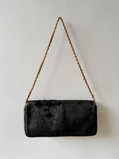 Vintage Chanel Ponyhair Coco East West Flap