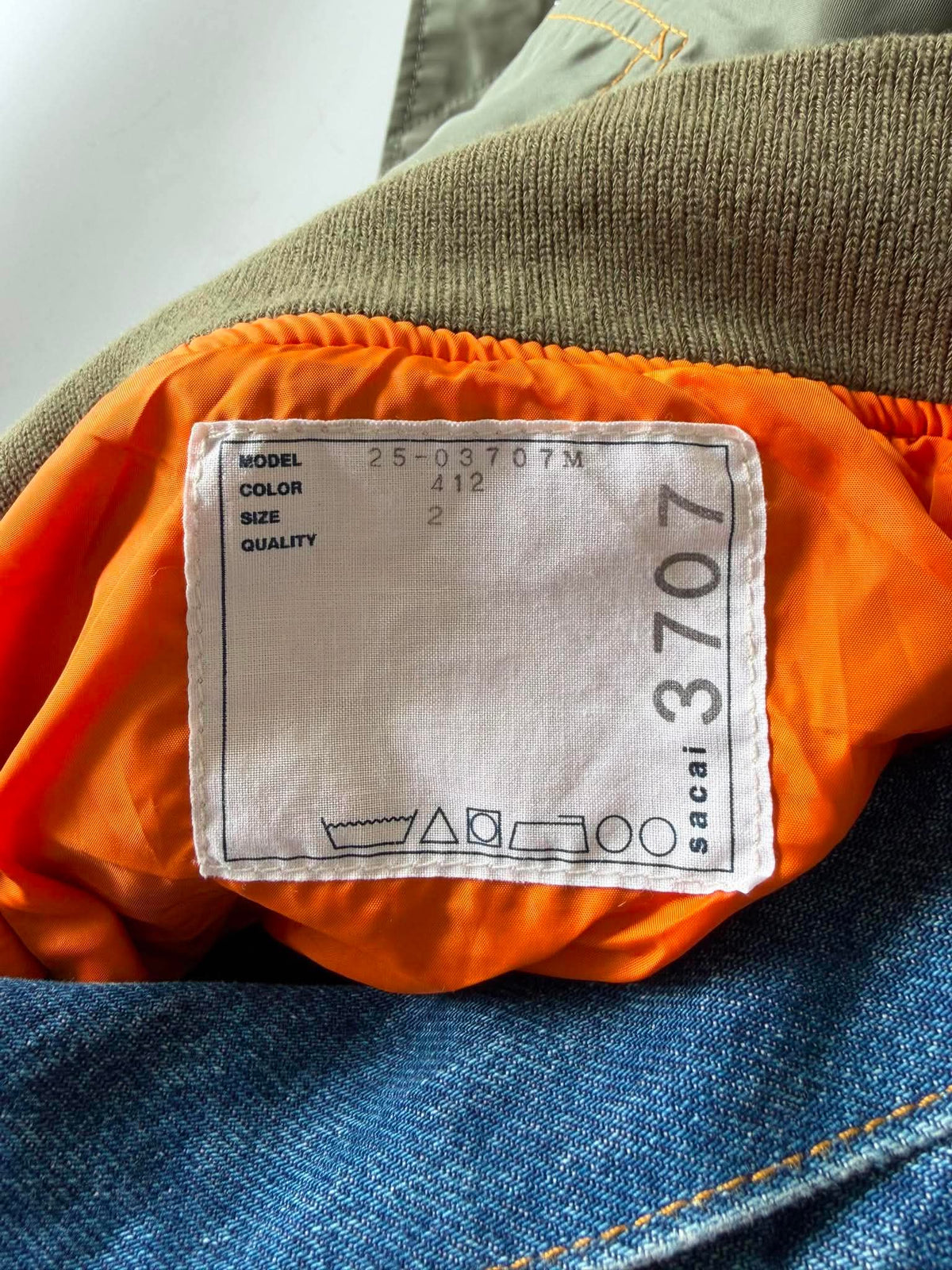 Levi’s x Sacai Denim Nylon Twill Reversible Blouson