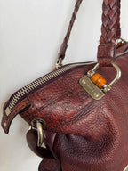 Gucci Bamboo Bar Shoulder Bag Leather Medium