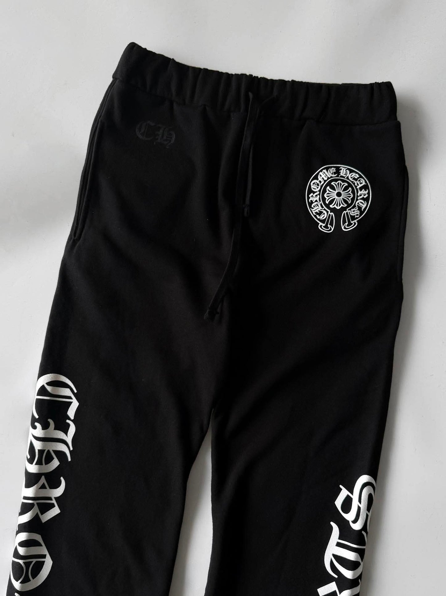 Chrome Hearts Horseshoe Logo Gothic Sweatpants