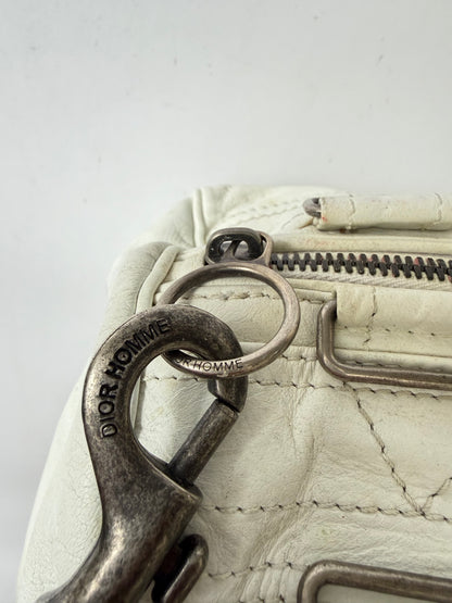 Dior Homme by Hedi Slimane AW06 White Deville Duffle Bag