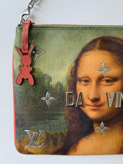 Louis Vuitton x Jeff Koons Master “Mona Lisa” Da Vinci Pochette