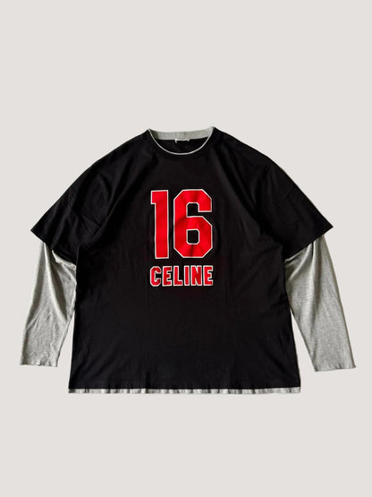 Celine S/S23 16 Layered Varsity Jersey T-Shirt