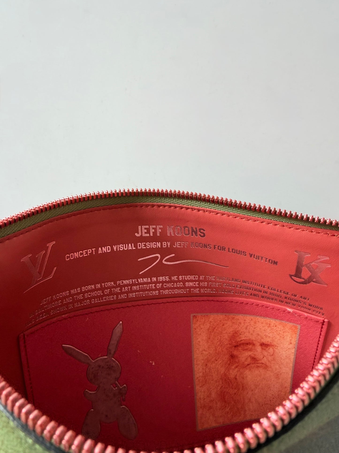 Louis Vuitton x Jeff Koons Master “Mona Lisa” Da Vinci Pochette