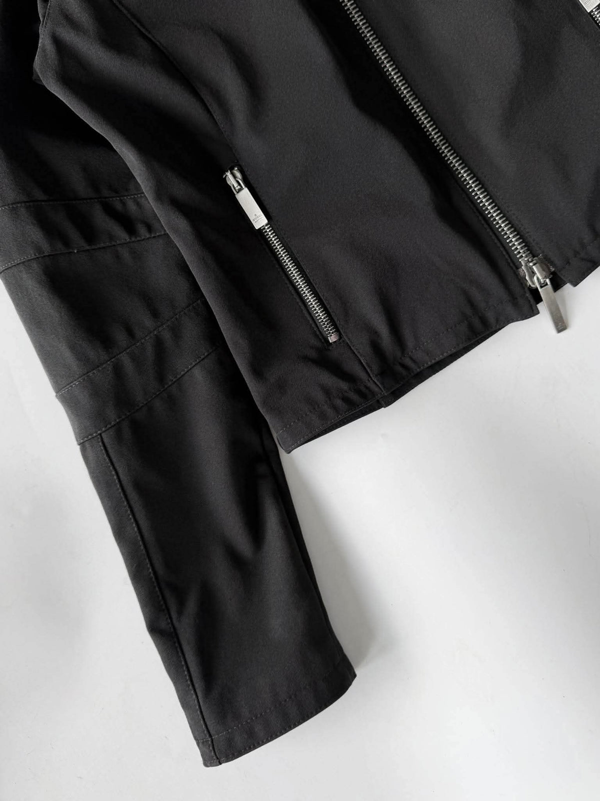 Vintage A/W1998 Gucci Black Nylon Biker Jacket