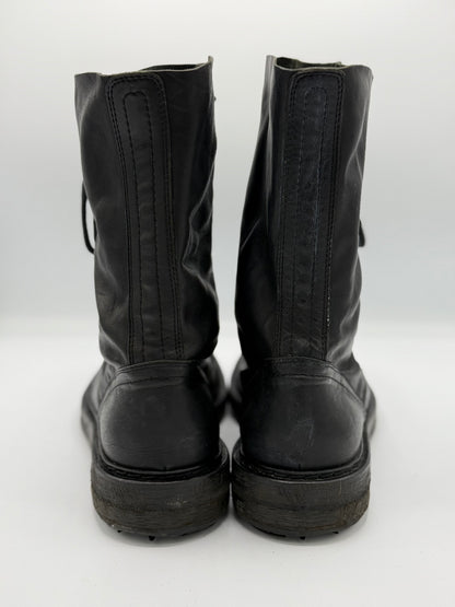Ann Demeulemeester Bozo Nero Combat Boots