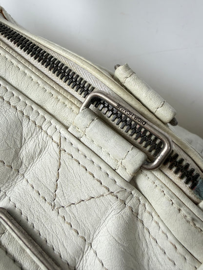 Dior Homme by Hedi Slimane AW06 White Deville Duffle Bag