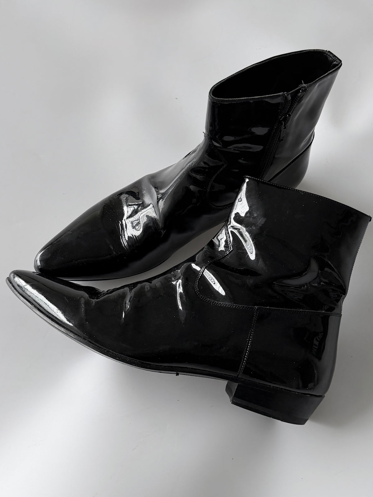 Saint Laurent F/W2006 Devon Patent Leather Boots