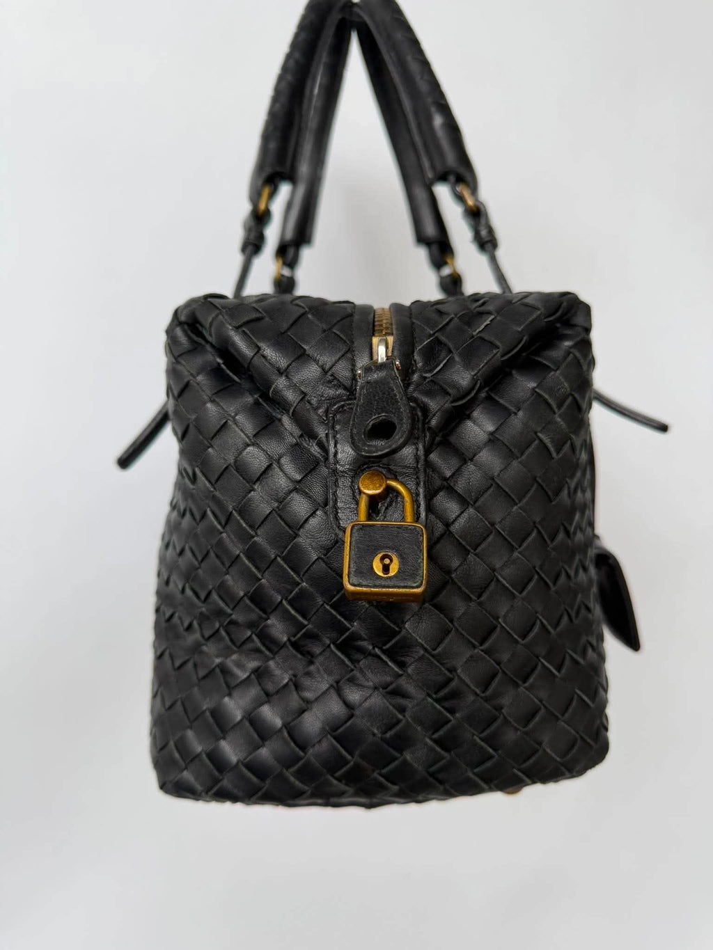 Bottega Veneta Intrecciato Woven Montaigne Satchel Bag
