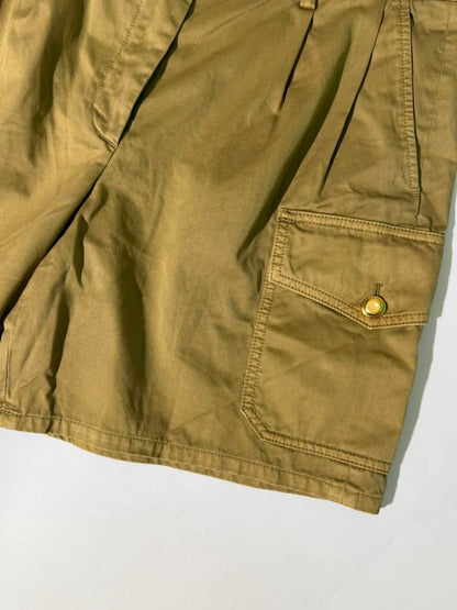 Miu Miu Olive Green Cargo Shorts