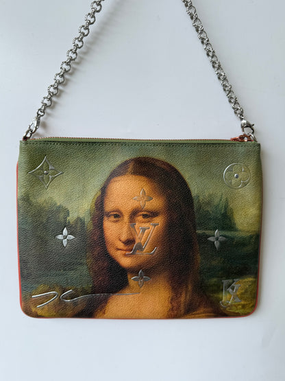 Louis Vuitton x Jeff Koons Master “Mona Lisa” Da Vinci Pochette