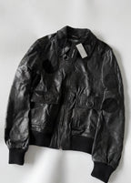 A/W2008 Dolce & Gabbana Patchwork Circle Leather Jacket