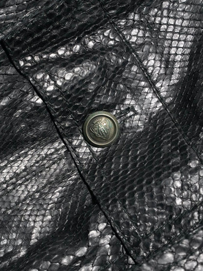 Gucci Tom Ford Madonna python Effect Leather Jacket