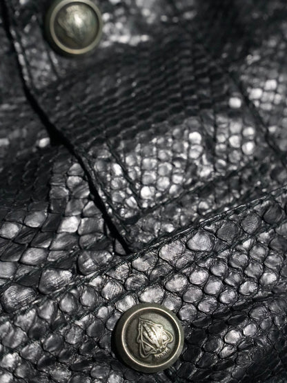Gucci Tom Ford Madonna python Effect Leather Jacket