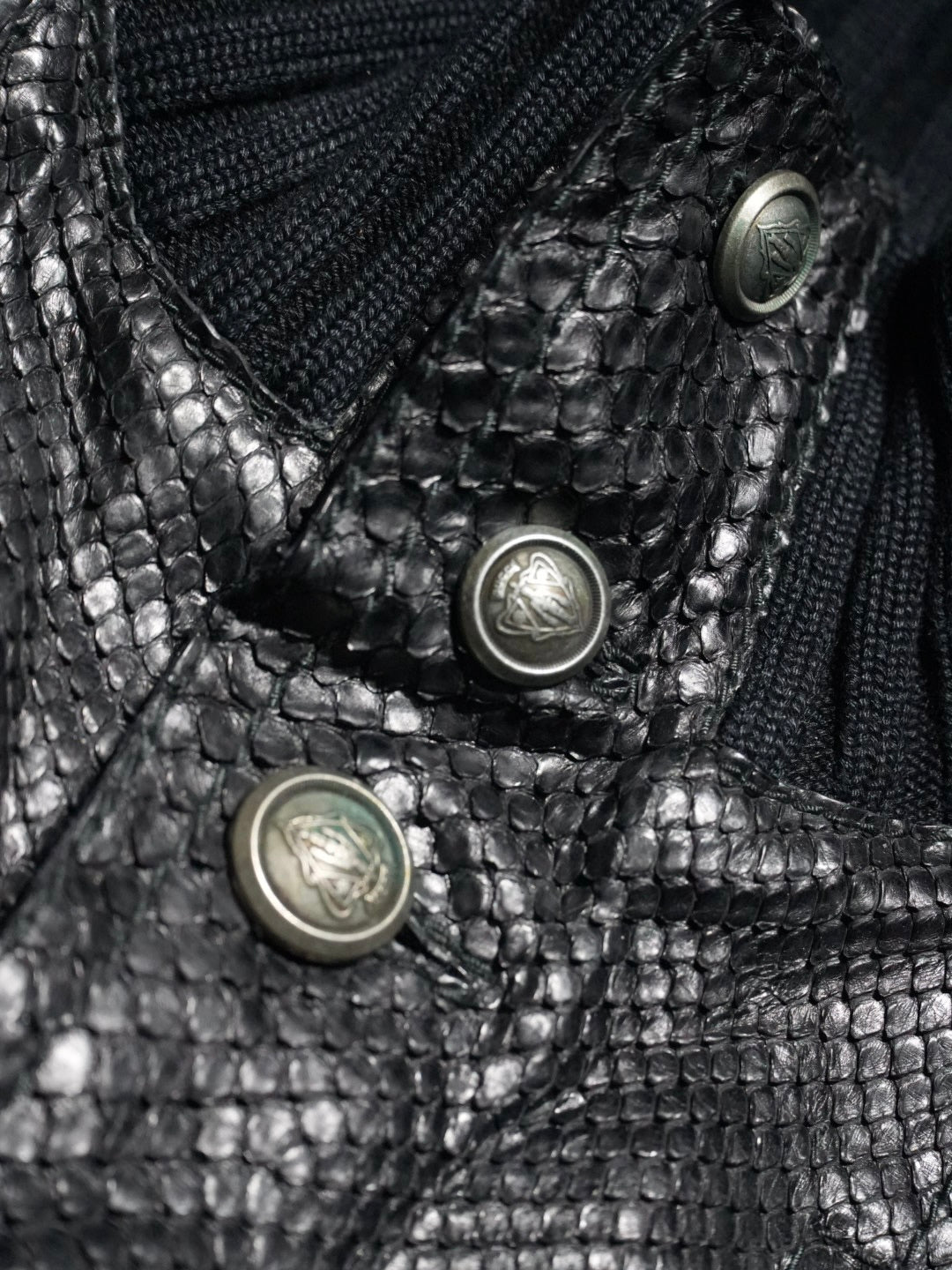 Gucci Tom Ford Madonna python Effect Leather Jacket