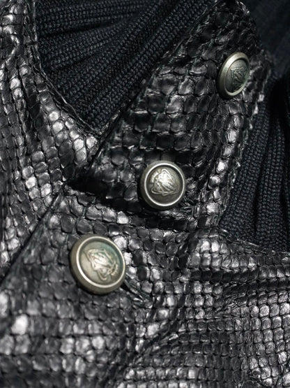 Gucci Tom Ford Madonna python Effect Leather Jacket