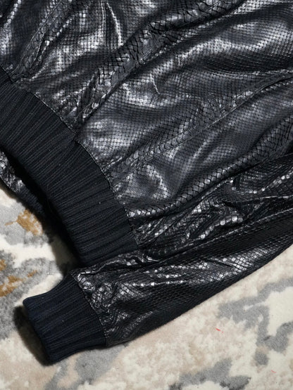 Gucci Tom Ford Madonna python Effect Leather Jacket