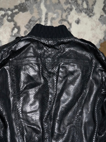 Gucci Tom Ford Madonna python Effect Leather Jacket