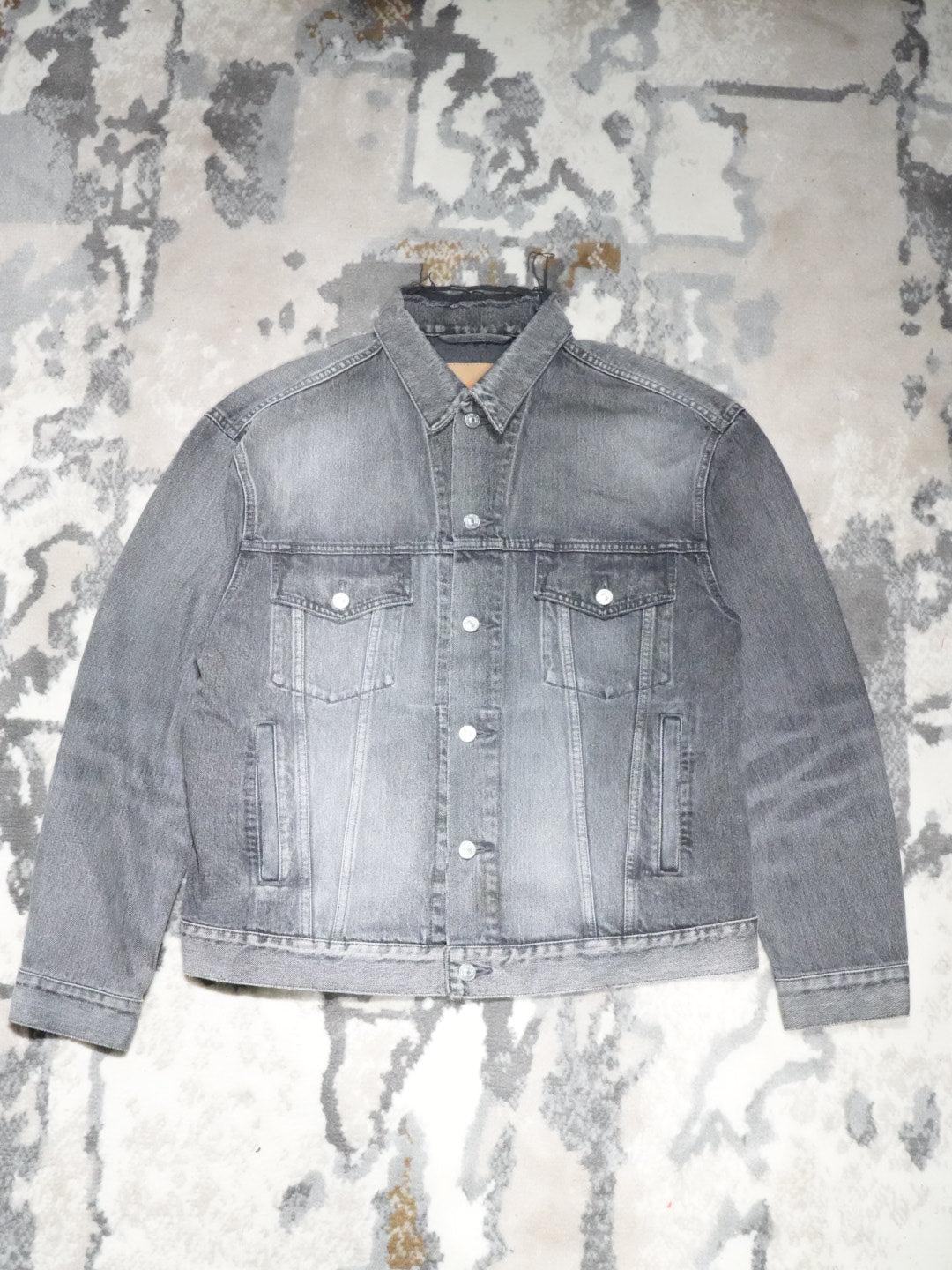 Balenciaga Distressed Denim Jacket