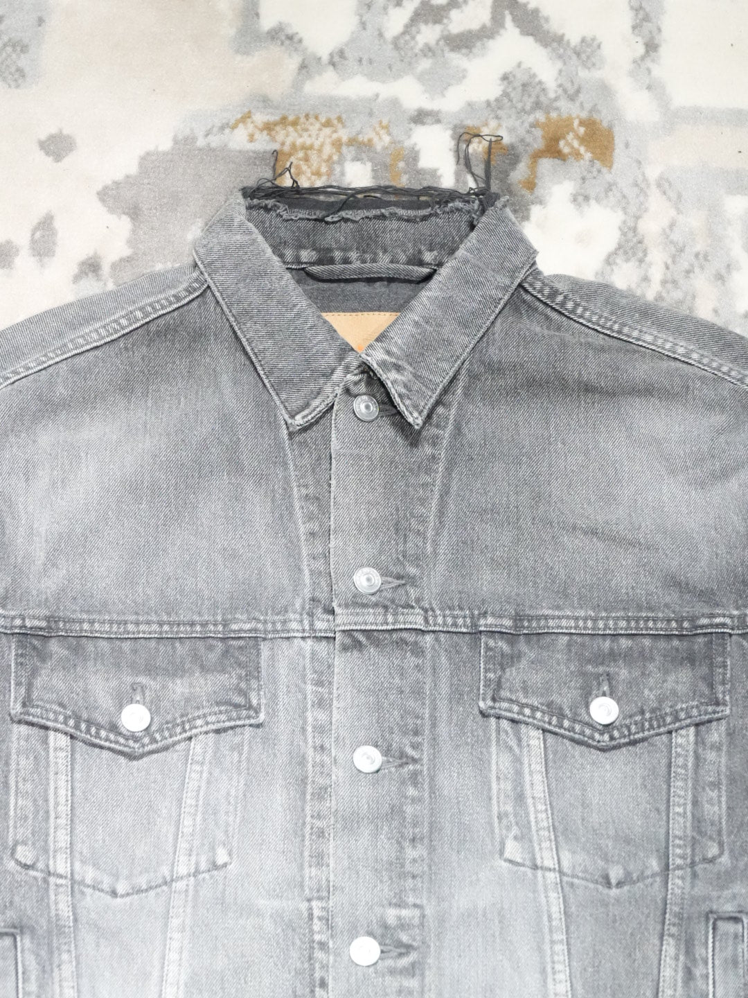 Balenciaga Distressed Denim Jacket
