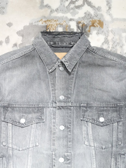 Balenciaga Distressed Denim Jacket