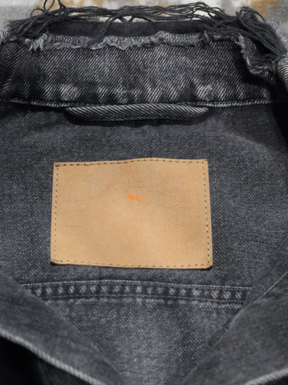 Balenciaga Distressed Denim Jacket