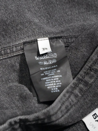 Balenciaga Distressed Denim Jacket