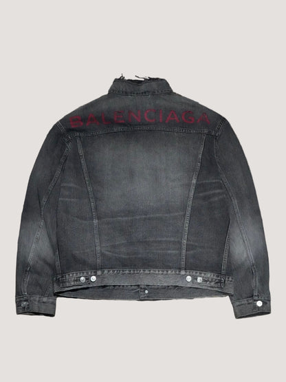Balenciaga Distressed Denim Jacket