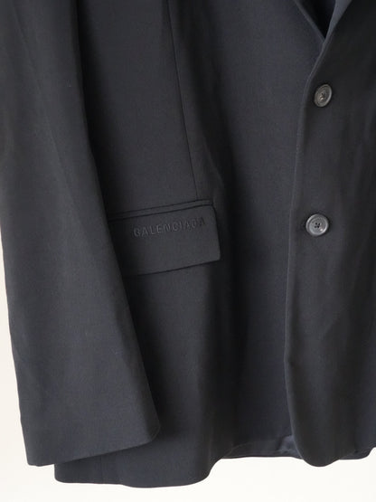 Balenciaga Fall/Winter 2019 Oversized Black Blazer