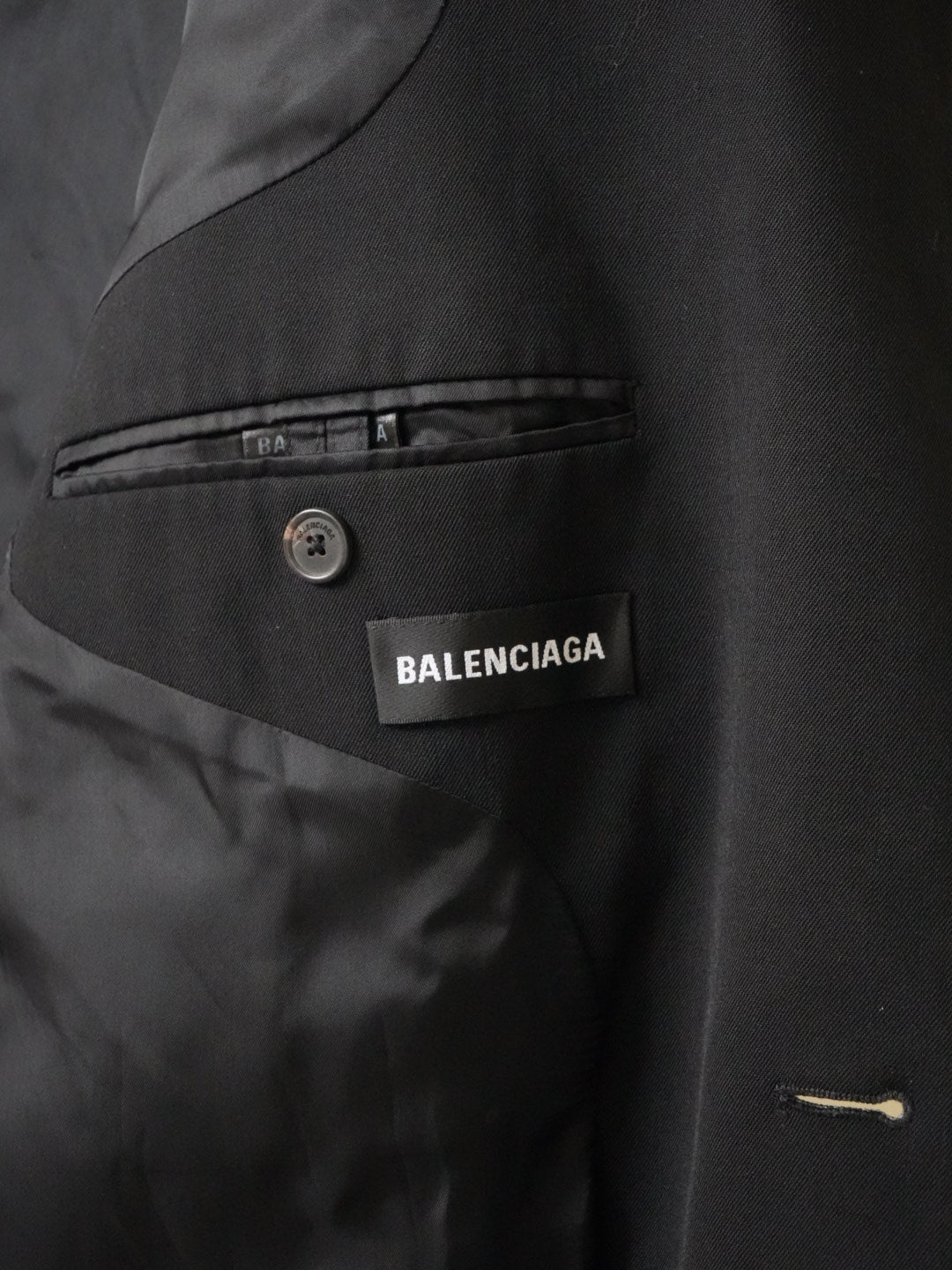 Balenciaga Fall/Winter 2019 Oversized Black Blazer