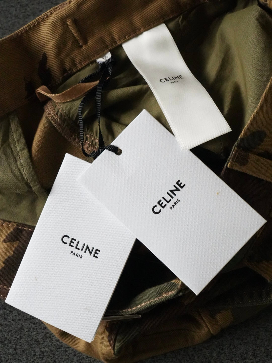 Celine Bermuda Cargo Shorts