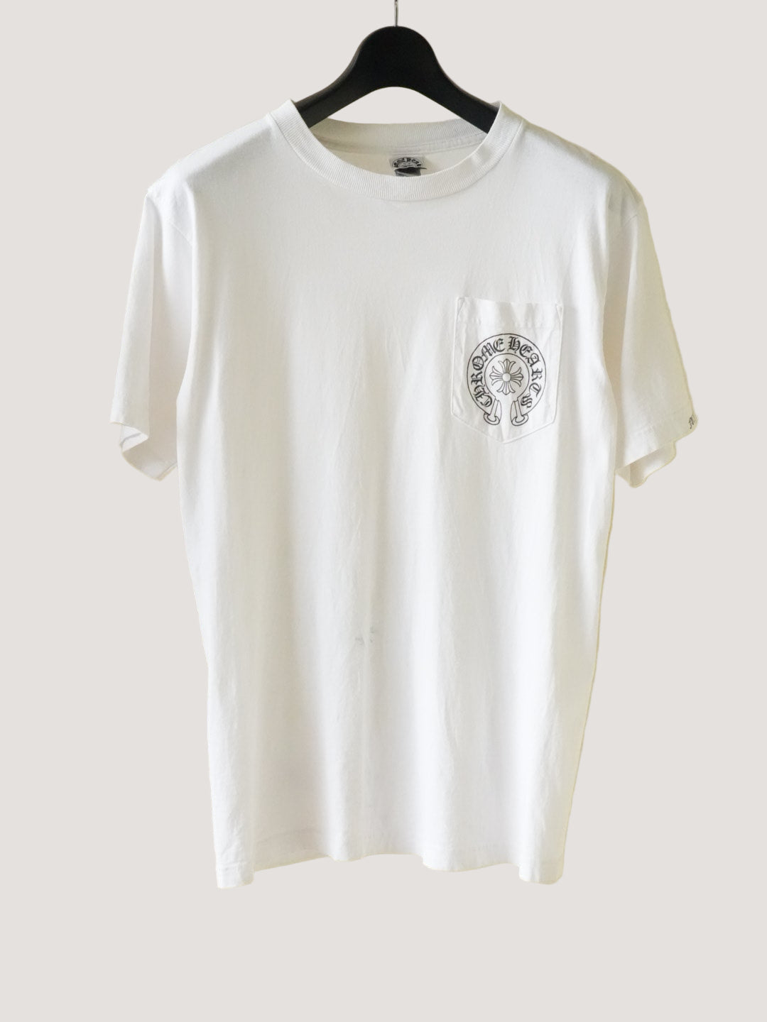 Chrome Hearts White Hong Kong Pocket Tee