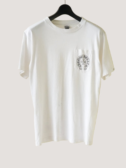 Chrome Hearts White Hong Kong Pocket Tee